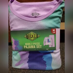 Wicked Girls Medium 7/8 Pajamas 2-Piece Set
